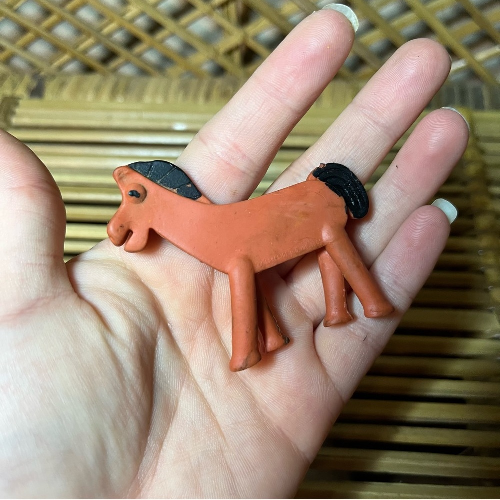 Vintage Gumbys horse Pokey eraser 1960's General Mills cereal premiums HTF